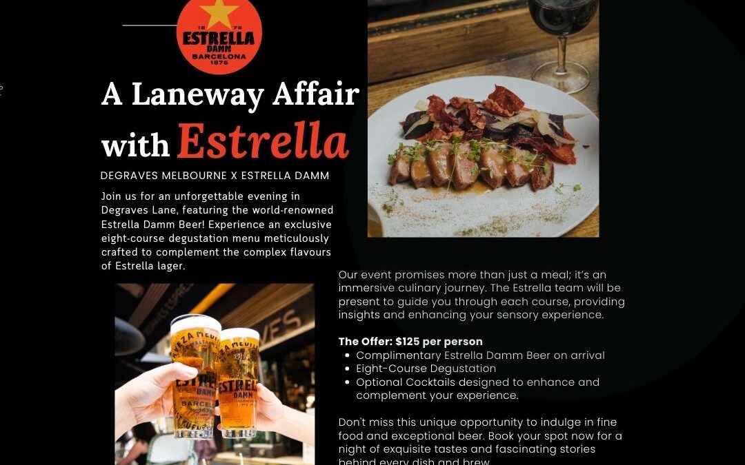 A laneway affair with Estrella